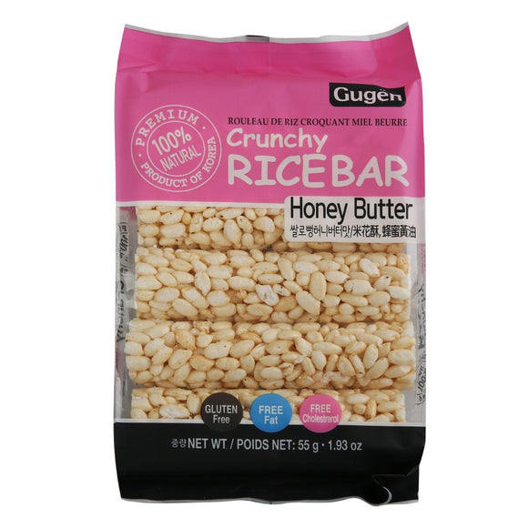 GUGEN: Honey Butter Crunchy Rice Bar, 1.93 oz