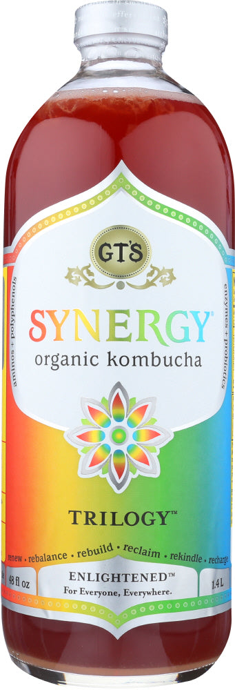 GT’S LIVING FOODS: Organic Kombucha Synergy Trilogy, 48 oz