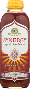 GT'S ENLIGHTENED: Synergy Organic Kombucha Cherry Chia, 16 fl oz