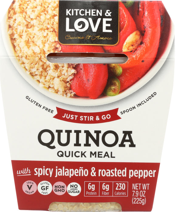 CUCINA & AMORE: Quinoa Meal Spicy Jalapeno & Roasted Peppers, 7.9 oz