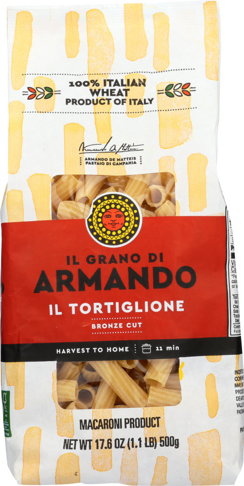 GRANO ARMANDO: Pasta Tortiglione, 500 gm