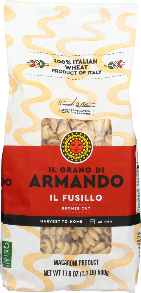 GRANO ARMANDO: Pasta Fusillo, 500 gm