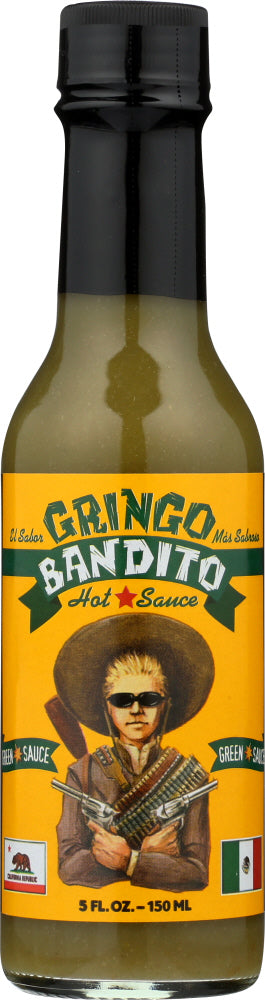 GRINGO BANDITO: Green Hot Sauce, 5 fl oz