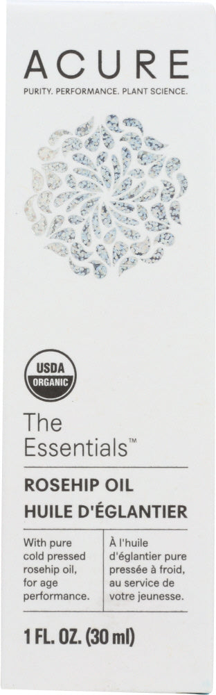ACURE: Organic The Essentials Rosehip Oil, 1 fl oz