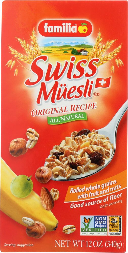 FAMILIA: Swiss Muesli Original Cereal, 12 oz