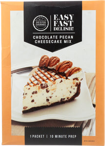 JUST IN TIME GOURMET: Cheesecake Chocolate Pecan Mix, 8.29 oz