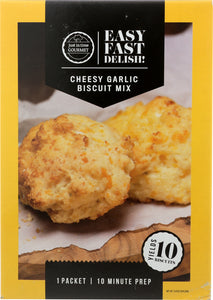 JUST IN TIME GOURMET: Cheesy Garlic Mix Biscuit, 8.61 oz