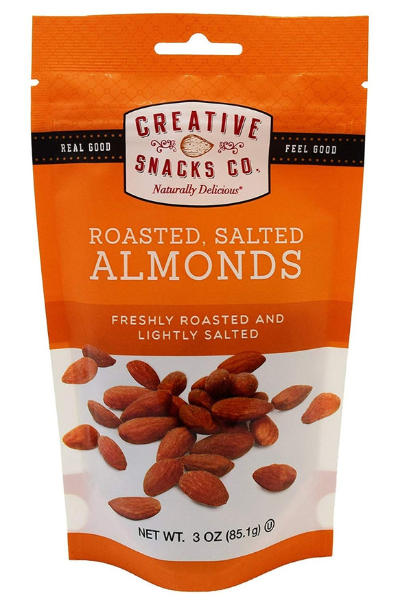 CREATIVE SNACK: Roasted Salted Almonds, 3 oz
