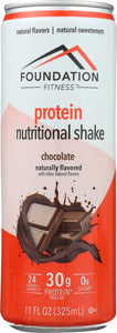 FOUNDATION FITNESS: Shake Chocolate 30g, 11 oz