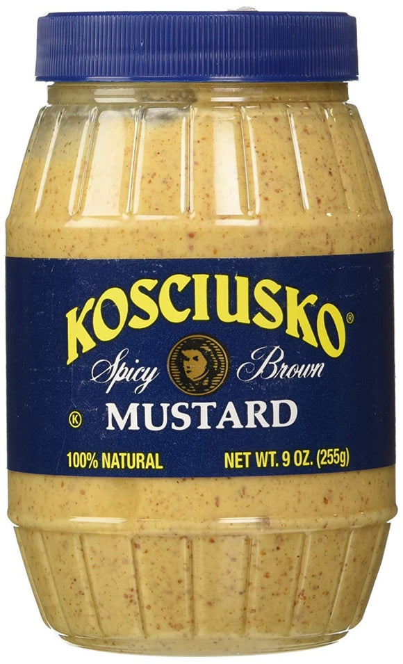 KOSCIUSKO: Spicy Brown Mustard, 9 oz