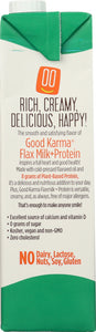 GOOD KARMA: Flax Milk Protein Unsweetened, 32 fo
