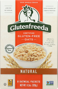GLUTENFREEDA: Gluten Free Instant Oatmeal Natural, 11.2 oz