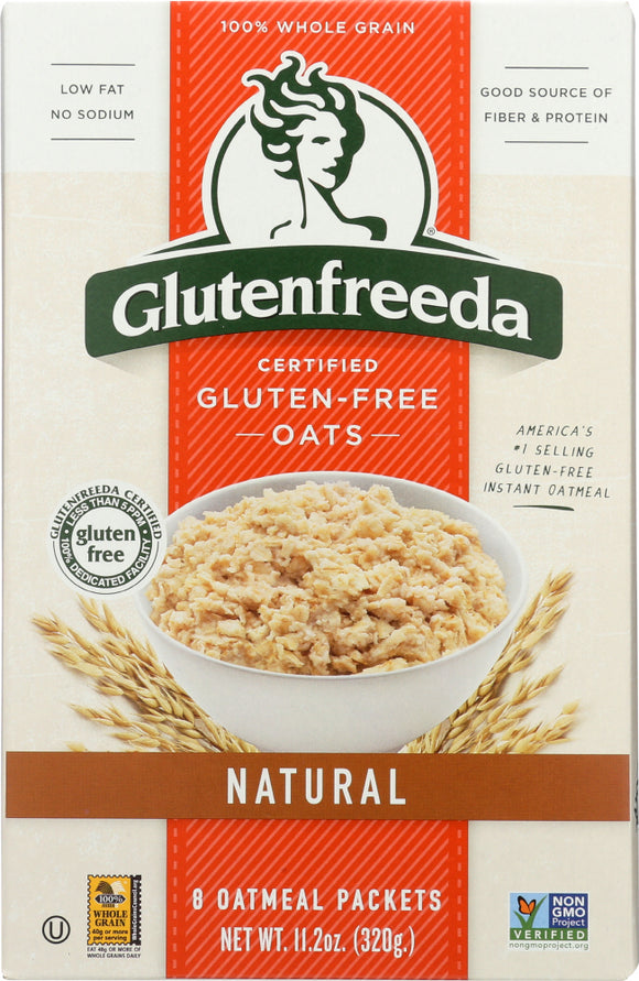 GLUTENFREEDA: Gluten Free Instant Oatmeal Natural, 11.2 oz