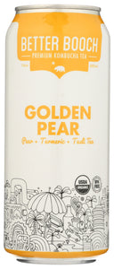 BETTER BOOCH: Golden Pear Kombucha, 16 oz
