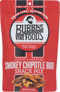 BUBBAS FINE FOODS: Mix Snack Smokey Chipotle, 4 oz