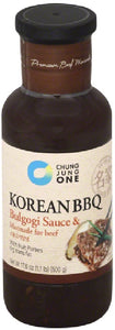 CHUNG JUNG: Bulgogi Beef Sauce and Marinade, 17.6 oz