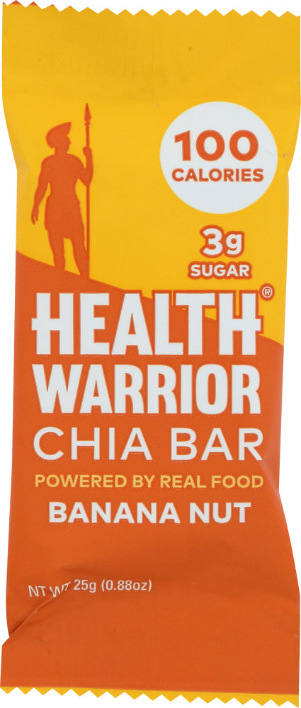 HEALTH WARRIOR: Banana Nut Chia Bar, 0.88 oz