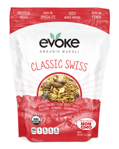 EVOKE HEALTHY FOODS: Classic Swiss Organic Muesli, 12 oz