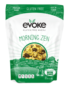 EVOKE HEALTHY FOODS: Morning Zen Gluten Free Muesli, 12 oz