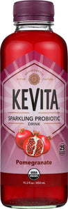 KEVITA: Organic Pomegranate Sparkling Probiotic Drink, 15.2 oz
