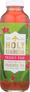 HOLY KOMBUCHA: Prickly Pear Probiotic Tea, 16.9 oz