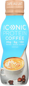 ICONIC: Protein Drink Cafe Au Lait, 11.5 fl oz