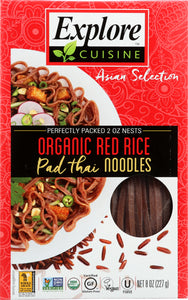 EXPLORE CUISINE: Red Rice Pad Thai Noodles, 8 oz