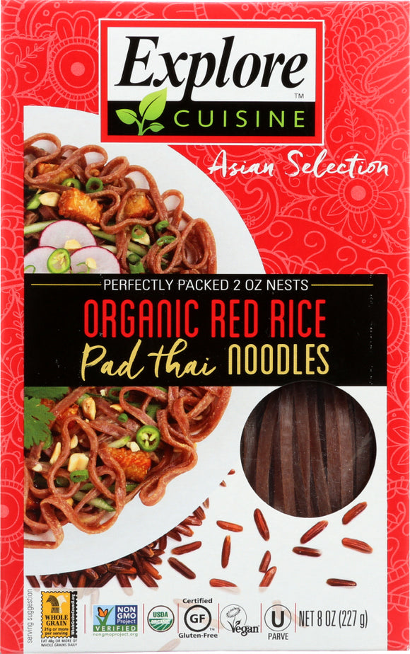 EXPLORE CUISINE: Red Rice Pad Thai Noodles, 8 oz