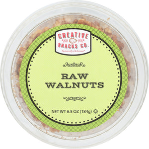 CREATIVE SNACK: Walnut Halves Cup, 6.5 oz