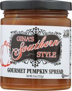 GINAS SOUTHERN STYLE: Gourmet Pumpkin Spread, 9 oz
