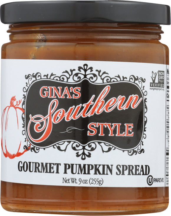GINAS SOUTHERN STYLE: Gourmet Pumpkin Spread, 9 oz