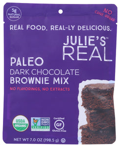 JULIES REAL: MIX BROWNIE DRK CHOCOLATE (7.000 OZ)