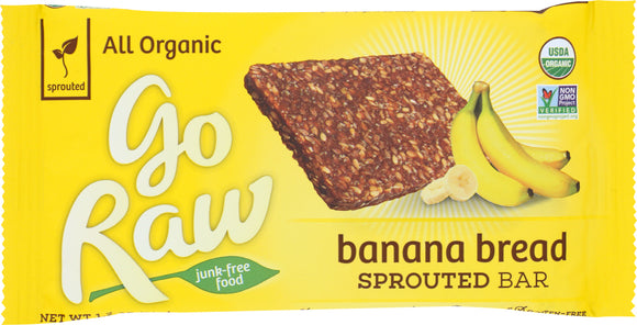 GO RAW: Organic Banana Bread Sprouted Bar, 1.2 oz
