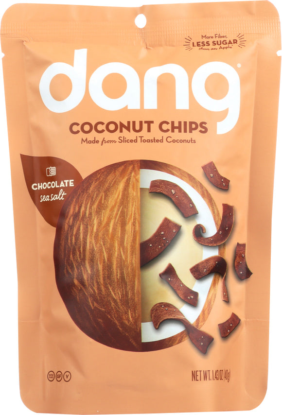 DANG: Chocolate Sea Salt Coconut Chips, 1.43 oz