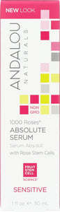 ANDALOU NATURALS: 1000 Roses Absolute Serum Sensitive, 1 oz