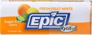 EPIC DENTAL: Fresh Fruit Xylitol Mints Tin, 60 pc