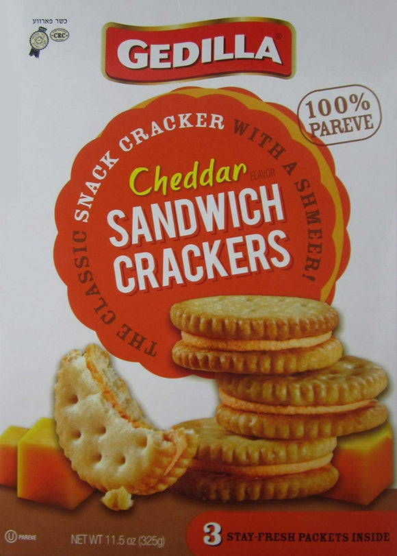 GEDILLA: Cheddar Cheese Sandwich Crackers, 11.5 oz
