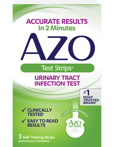 AZO: Urinary Infection Test Strips, 3 pc