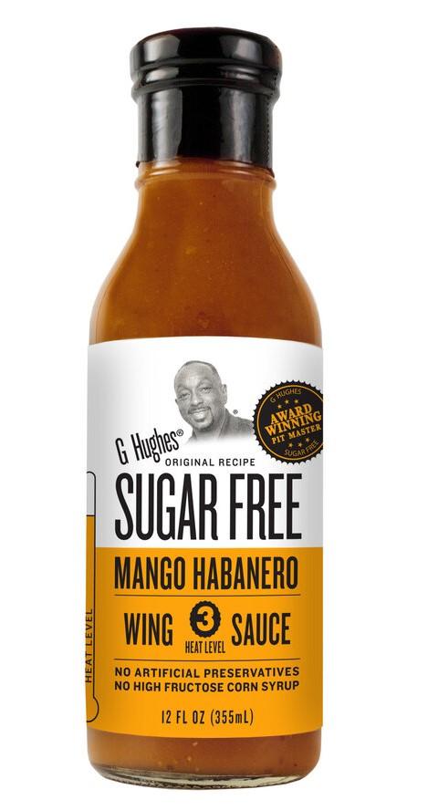 G HUGHES: Sauce Wing Mango Habanero, 12 oz