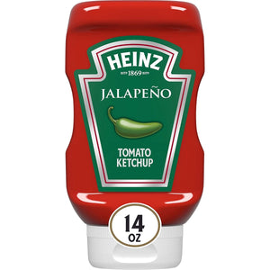 HEINZ: Kechup Jalpeno, 14 oz