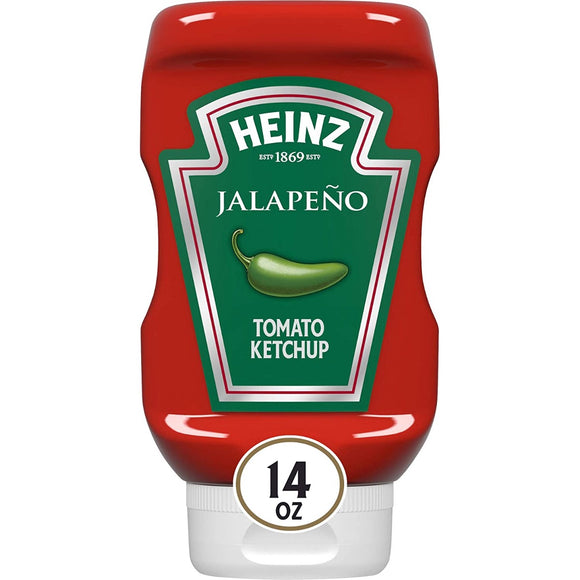 HEINZ: Kechup Jalpeno, 14 oz