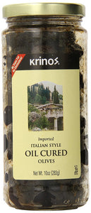 KRINOS: Olive Cured In Oil, 10 oz