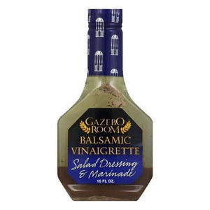 GAZEBO ROOM: Balsamic Vinaigrette Salad Dressing and Marinade, 16 fl oz