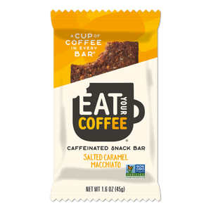 EAT YOUR COFFEE: Salted Caramel Macchiato Bar, 45 gm