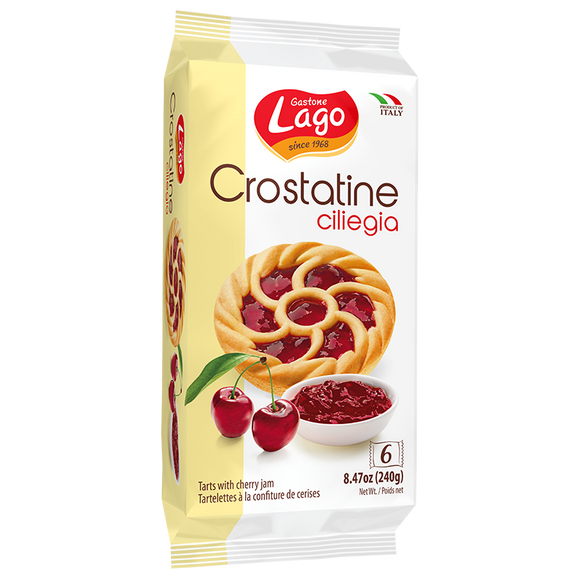 GASTONE LAGO: Crostatine Cherry Jam, 8.47 oz
