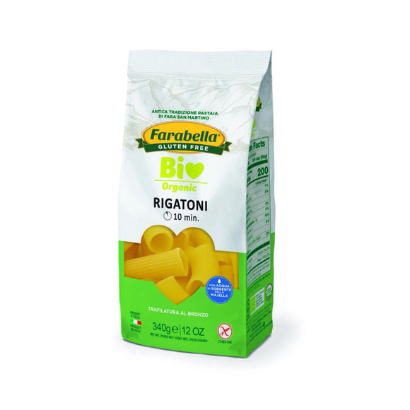 FARABELLA: Pasta Rigatoni Bio, 12 oz
