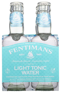 FENTIMANS: Mixer Tonic Water Light 4pk, 26.8 fo