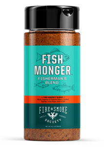 FIRE AND SMOKE: Seasoning Fish Monger, 16 oz