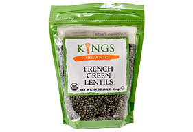 KINGS PRIVATE LABEL: Organic French Green Lentils, 16 oz
