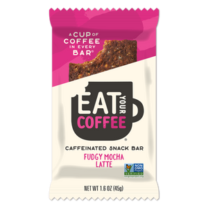 EAT YOUR COFFEE: Fudgy Mocha Latte Bar, 45 gm